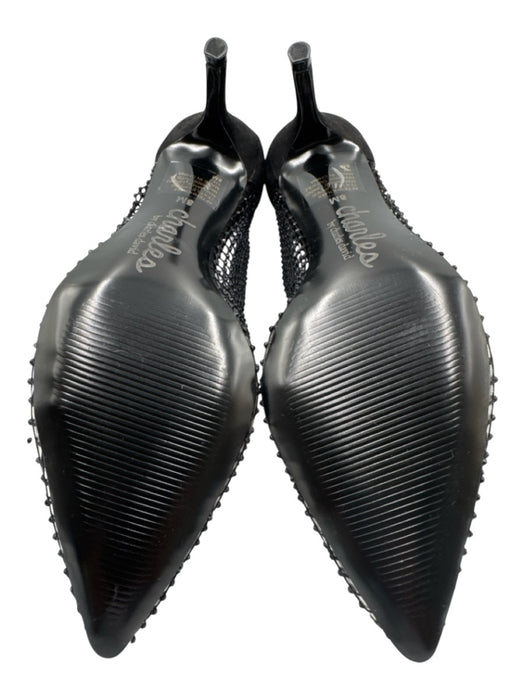 Charles by Charles David Shoe Size 8 Black Manmade Material Stiletto Mesh Pumps Black / 8
