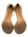 Stuart Weitzman Shoe Size 8 Beige Patent Leather Stiletto Open Toe Pumps Beige / 8