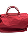 Longchamp Red Nylon & Leather Button Clasp Zip Close Neverfull Crossbody Bag Red