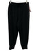 Varley Size M Black Viscose Blend Elastic Waist Drawstring Sweat Pant Pants Black / M