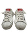 Golden Goose Shoe Size 38 White & Navy Leather Lace Up Sneaker Low Top Sneakers White & Navy / 38