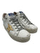 Golden Goose Shoe Size 38 White & Gold Leather Lace Up Sneaker Low Top Sneakers White & Gold / 38