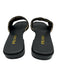 Prada Shoe Size 38.5 Black & Beige Leather Jacquard Slide Heel Box Inc. Sandals Black & Beige / 38.5