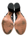 Aquazzura Shoe Size 38 Black Leather Block Heel Strappy Open Toe Pumps Black / 38