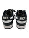 Nike Shoe Size 9 Black & White Leather Low Top lace up Perforated Dunk Sneakers Black & White / 9