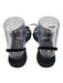 The Row Shoe Size 38.5 Black Leather Grosgrain Ribbon Slingback Sandals Black / 38.5