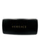 Versace black & gold Acetate Medusa Geometric Sunglasses Black & Gold