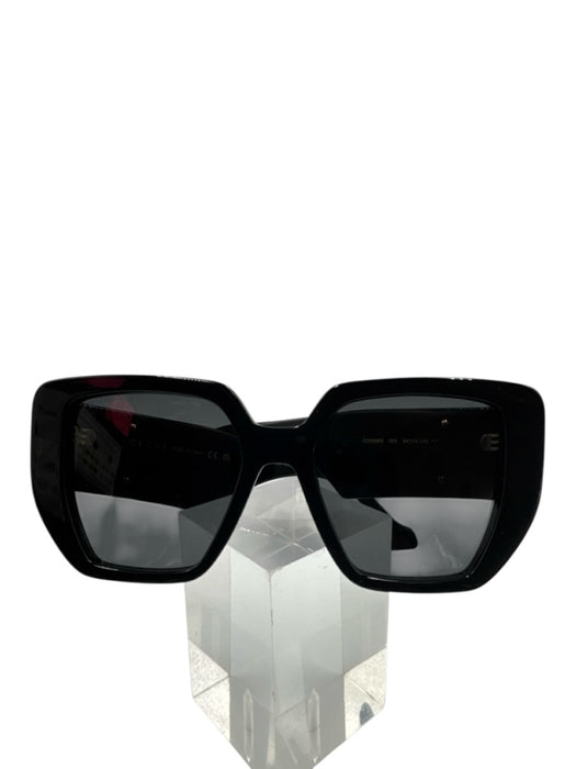 Gucci Black Acetate Square Lens Cat Eye Sunglasses Black