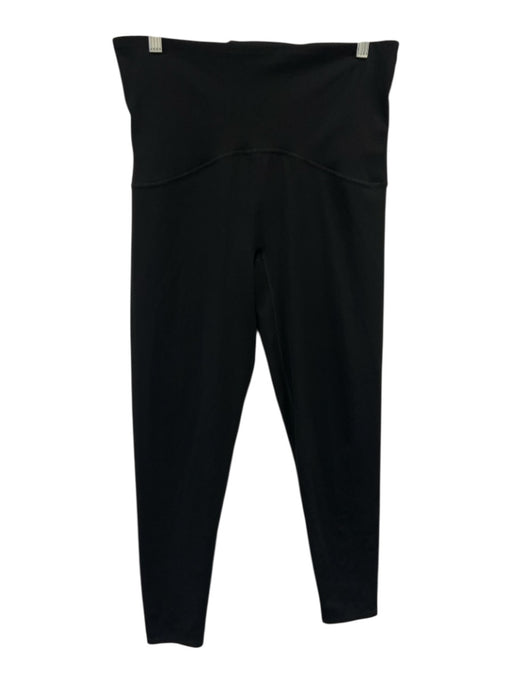 Spanx Size XL Black Nylon Blend Athletic Leggings Black / XL