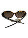 Prada Brown & Yellow Acetate Geometric Tortoiseshell Squarish Sunglasses Brown & Yellow