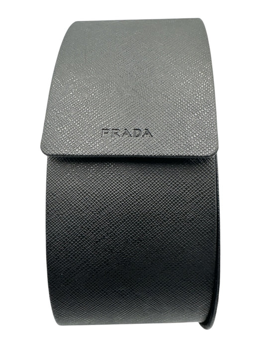 Prada Brown & Yellow Acetate Geometric Tortoiseshell Squarish Sunglasses Brown & Yellow