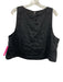 Posse Size XL Black Linen Sleeveless Tunic Top Black / XL