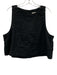 Posse Size XL Black Linen Sleeveless Tunic Top Black / XL