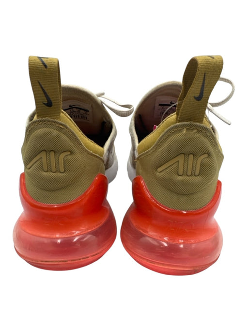 Nike Shoe Size 8 Beige, Gold & Multi Synthetic Lace Up Athletic Sneakers Beige, Gold & Multi / 8