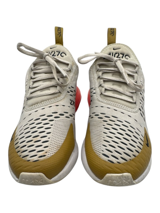 Nike Shoe Size 8 Beige, Gold & Multi Synthetic Lace Up Athletic Sneakers Beige, Gold & Multi / 8