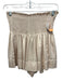 Koch Size S Beige Cream Polyester Smocked Waist Band Shorts Beige Cream / S