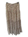 Lulus Size XXS Cream & Red Polyester Elastic Waist Flowers Lined Maxi Skirt Cream & Red / XXS