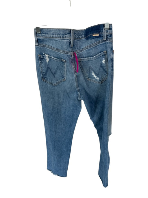Mother Superior Size 25 Med Light Wash Cotton Blend High Waist Button Fly Jeans Med Light Wash / 25