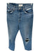 Mother Superior Size 25 Med Light Wash Cotton Blend High Waist Button Fly Jeans Med Light Wash / 25