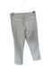 AMO Size 25 Cream Cotton Blend High Waist Straight Leg Raw Hem Distressed Jeans Cream / 25