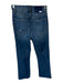 DAZE Size 24 Dark Wash Cotton Blend High Waist Bootcut Raw Hem Jeans Dark Wash / 24