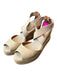Tory Burch Shoe Size 9 Tan Leather Upper open toe Crisscross toe strap Shoes Tan / 9