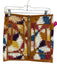 Isabel Etoile Marant Size 36 Brown & Multi Cotton Geometric Quilted Mini Skirt Brown & Multi / 36