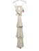 Farm Rio Size XXS Cream White Linen Blend Cutout Design Spaghetti Strap Dress Cream White / XXS
