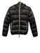 Duvetica Size 38 Black Polyamide Down Fill Puffer Zip Front Hooded Jacket Black / 38