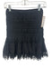 Charo Ruiz Ibiza Size M Black Cotton Blend Elastic Waist Gathered Mini Skirt Black / M
