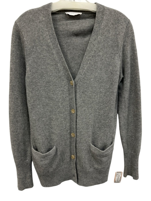 Everlane Size M Gray Cashmere Heathered Knit Button Front Cardigan Sweater Gray / M