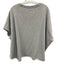 Frank & Eileen Size One Size Light Gray Cotton Heathered Dolman Cap Sleeve Top Light Gray / One Size