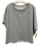 Frank & Eileen Size One Size Light Gray Cotton Heathered Dolman Cap Sleeve Top Light Gray / One Size