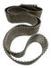 Calvin Klein Silver Tone Metal Chain Rectangle buckle Box Clasp Belts Silver Tone / M