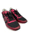 Philippe Model Shoe Size 38 Black & Red Textile & Leather Upper Low Top Sneakers Black & Red / 38