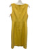 J. Crew Size 6 Yellow Wool Blend Sleeveless Tweed decorative buttons Dress Yellow / 6