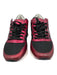 Philippe Model Shoe Size 38 Black & Red Textile & Leather Upper Low Top Sneakers Black & Red / 38