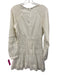 Veronica Beard Size Est S White Cotton Pintuck Pleats Long Balloon Sleeve Dress White / Est S