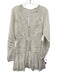 Veronica Beard Size Est S White Cotton Pintuck Pleats Long Balloon Sleeve Dress White / Est S