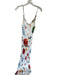 Damson Madder Size 10 White & Multi Viscose Beaded Straps Fruit Maxi Dress White & Multi / 10