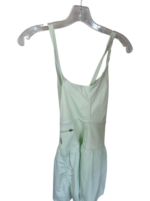FP Movement Size M Sea Green Polyester Blend Built in bra Athletic Romper Sea Green / M