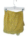 Rhode Size S Yellow & White Cotton Elastic Waist Hearts Ruffles Skirt Yellow & White / S