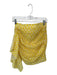 Rhode Size S Yellow & White Cotton Elastic Waist Hearts Ruffles Skirt Yellow & White / S