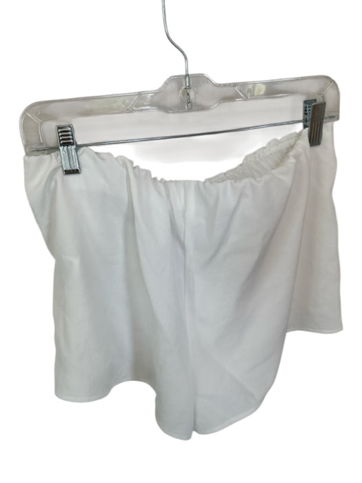 Kookai Size Est M White Polyester Elastic Waist Shorts White / Est M