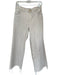 Kut From The Kloth Size 6 Tan Cotton Blend High Waist Wide Leg Raw Hem Jeans Tan / 6