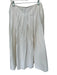Zara Size L White Cotton Pleated Side Zip Maxi Skirt White / L