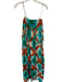 Rails Size S Green & Brown Cotton Spaghetti Strap Tie Dye Side Zip Maxi Dress Green & Brown / S