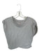 FP Movement Size M Gray Cotton Blend Cap Sleeve Cropped Athletic Top Gray / M