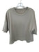 Daily Drills Size M/L Taupe Cotton Short Sleeve Crew Neck Athletic Sweatshirt Taupe / M/L