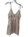 For Love & Lemons Size L Pink & Green Polyester Blend Spaghetti Strap Dress Pink & Green / L